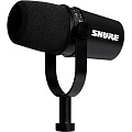 SHURE MV7-K гибридный широкомембранный USB/XLR микрофон для записи/стримминга речи и вокала, цвет черный