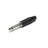AMPHENOL ACPM-GB  1/4” (6.35 мм) моноджек, металлический корпус, цвет черный