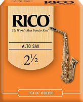 RICO RJA1025 трости для саксофона альт, №2.5, 10 штук в упаковке