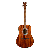 ROCKDALE Aurora D6 ALL-MAH Gloss акустическая гитара, дредноут, корпус из махагони, цвет натуральный, глянцевое покрытие