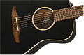 Fender Malibu Special MBK w/bag Электроакустическая гитара с чехлом, цвет черный матовый