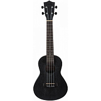 VESTON KUC100 BK - укулеле, концерт, красное дерево, цвет черный