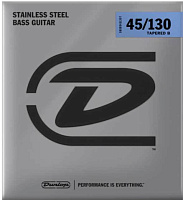 DUNLOP DBSBN45130T Super Bright Nickel Wound Tapered Струны для 5-струнной бас-гитары