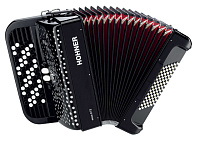 HOHNER Nova II 72 (A4262) black   кнопочный аккордеон 3/4, гриф B, цвет черный