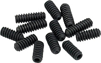FENDER AM SRS SADDLE HEIGHT SCREWS набор винтов для регулировки высоты сёдел бриджа, цвет черный
