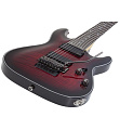 Schecter DAMIEN ELITE-7 FR CRED L/H Гитара электрическая, 7 струн, корпус-махагони, гриф клен
