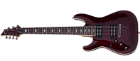 Schecter OMEN EXTREME-7 BCH L/H Гитара электрическая, 7 струн, корпус махагони w/Quilted Maple