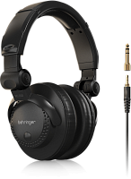 Behringer HC 200 Закрытые динамические наушники для DJ, 57 мм, 20-20000 Гц, 64 Ом, 107 дБ, кабель 3 м