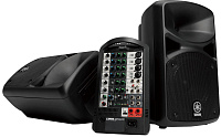 Yamaha STAGEPAS 600B2M  система звукоусиления 680 Вт (340 Вт + 340 Вт) с 2 микрофонами