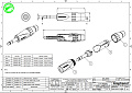 Amphenol JS3P Разъем 1/4" (6.35 мм) стереоджек, штекер, JUMBO, колпачок из пластика
