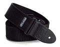DUNLOP DD40-09ВК Double D Black Ремень гитарный, жаккард, черный, кожаные оконечники
