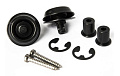 DUNLOP SLS1403BK Flush Mount стреплоки (врезная "рюмка"), цвет чёрный