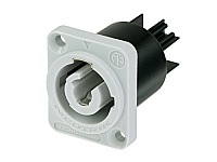 Neutrik NAC3MPB-1 панельный разъем PowerCon, выходной, серый, 20A/250В