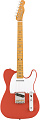 FENDER VINTERA '50S Telecaster FIESTA RED электрогитара, цвет красный, в комплекте чехол