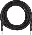FENDER 25' INST CBL BLK инструментальный кабель, черный, 25'