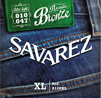 SAVAREZ A130XL Acoustic Bronze .010-.047 струны для акустической гитары