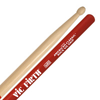 VIC FIRTH ROCKVG  барабанные палочки с антискользящим покрытием, тип ROCK с деревянным наконечником, материал - гикоридлина 16 5/8", диаметр 0,630", серия American Classic