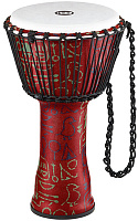 MEINL PADJ1-M-F  джембе средний, походный (10"x20"), материал - синтетический полимер, мембрана синтетическая, веревки - PP-нейлон