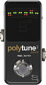 TC Electronic Polytune 3 Noir педальный тюнер в уменьшенном корпусе, цвет черный