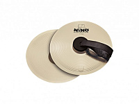 MEINL NINO-NS18  детские ручные тарелки с кожаными ручками, пара. Диаметр: 7". Материал: FX9.