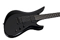 Schecter BLACKJACK A-7 BLK Гитара электрическая семиструнная, крепление грифа: клеенный