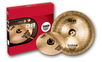 SABIAN B8 PRO EFFECTS PACK - набор тарелок (10" Splash, 18" Chinese), сплав бронза B8, полированная поверхность