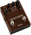 FENDER ACOUSTIC PREAMP REVERB педаль для акустической гитары, преамп, реверберация