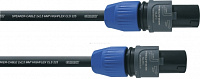 Cordial CPL 15 LL 4 спикерный кабель Speakon 4-контактный/Speakon 4-контактный, разъемы Neutrik, 15,0 м, черный