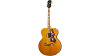 EPIPHONE J-200 Aged Antique Natural электроакустическая гитара, цвет натуральный