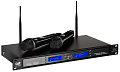 Art System AST-921M  двухканальная беспроводная микрофонная система с двумя кардиоидными ручными передатчиками и одним двухканальным приёмником караоке-систем Art System.