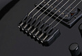 Schecter BLACKJACK A-7 BLK Гитара электрическая семиструнная, крепление грифа: клеенный