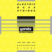 Warwick 41200M4  струны для бас-гитары Yellow Label 45-105, никель