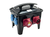 EUROLITE SBPO-1640B Power Distributor переносной блок распределения питания. Вход 380-480 В, 16А, CEE plug 16 A, 5-pin