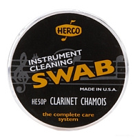 DUNLOP НЕ50Р впитывающая салфетка из искусственной замши с металлическим грузом (для кларнета)