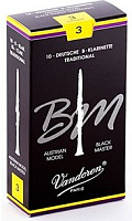 Vandoren трости для кларнета Bb (3) (10 шт. в черной пачке) CR183