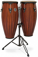 LP LP646NY-CMW City Series Conga Set w/Stand Carved Mango Комплект конг 10" + 11", со стойкой