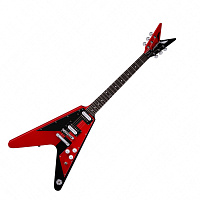 Dean MS RETRO RDBK  электрогитара, 2 HH, 22 лада, цвет ретро красно-чёрный, модель Майкла Шенкера