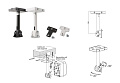 Genelec 8000-436W потолочное крепление для мониторов 8010-8050, 8320-8350, 8331-8351, цвет белый