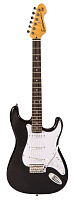 Encore E6BLK  электрогитара, форма Stratоcaster, SSS, цвет черный