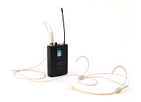 AuraSonics STAGE 200DBT передатчик поясной цифровой для приемников STAGE 201/202DR, с головной гарнитурой