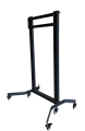 Wize M90RU Мобильная стойка для широкоформатных и интерактивных панелей 60"-90"+, Max VESA 800x700 см, высота 181 см, вертикальная регулировка, кабельный канал, до 270 кг, цвет черный