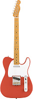 FENDER VINTERA '50S Telecaster FIESTA RED электрогитара, цвет красный, в комплекте чехол
