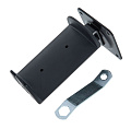 K&M 16310-000-55 держатель для 2х наушников, 4 отверстия для крепления к стене, чёрный, прорезиненный