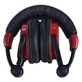 American Audio HP550 LAVA  Удобные, прочные и мощные головные наушники, цвет черно-красный