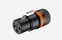 ROXTONE LX3F-Black/Orange Разъем XLR мама угловой 