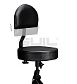 GUIL SL-07 стул для гитариста со спинкой и подставкой для ног, круглое сидение, высота 61 см - 90 см