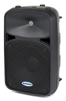 SAMSON AURO D210 активная акустическая система, 10" НЧ, 1" ВЧ, 200 Вт, макс. SPL 113 дБ, размеры 292 x 244x 464 мм, вес 8.52 кг, корпус пластик