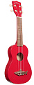 KALA MK-SS/RED MAKALA SHARK, SOPRANO UKULELE, RED SEA укулеле сопрано, цвет красный