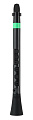 NUVO Dood (Black/Green) блок-флейта DooD, строй С (до), АБС-пластик, цвет чёрный/зеленый, в комплекте кейс, таблица аппликатур, крышка мундштука и два язычка NUVO