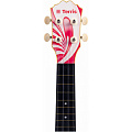 TERRIS PLUS-70 LOLLIPOP  укулеле сопрано, рисунок леденец, пластик